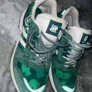 Bape X adidas undefeated size 10/